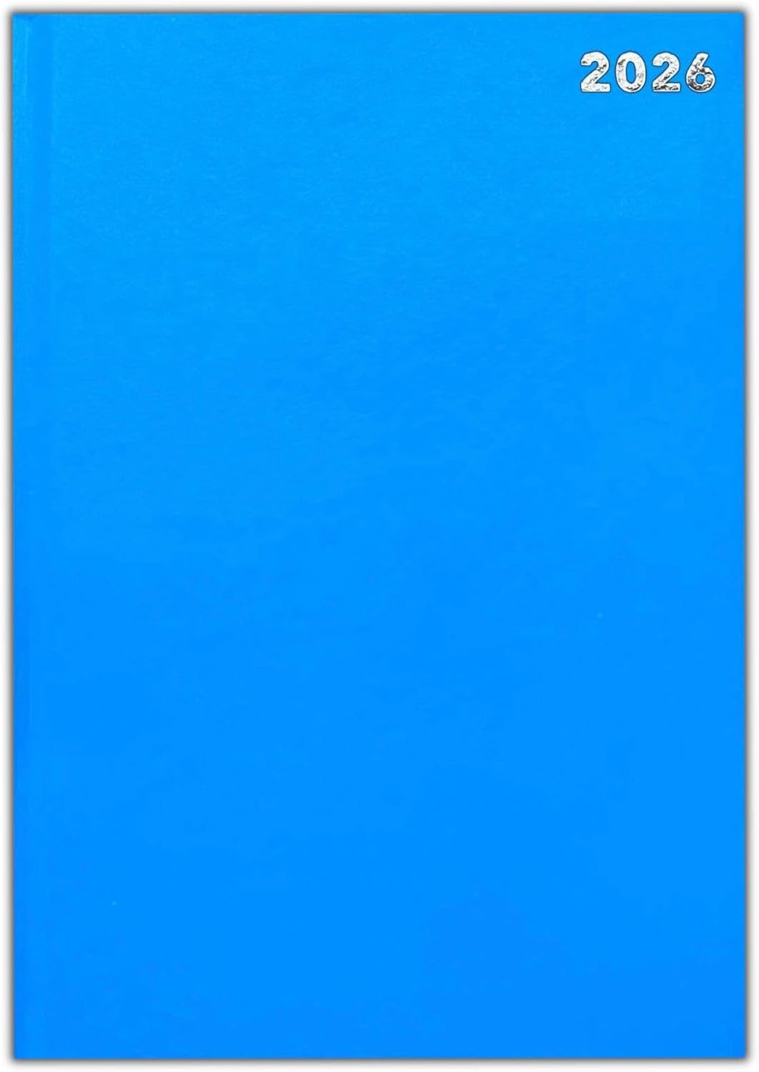 PaulStore 2026 Diary A4/A5/A6 Pastel Colour Fashion Week to View, Day A Page Desk Diary (Light BLue, A4 Week To VIew)