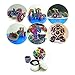 Beautychen Magnetic Cube 216pcs 5mm Magnets Blocks Magnetic Square Cube Children's Puzzle Magic Cubes DIY Educational Toys for Kids Intelligence Development and Stress Relief (Golden)