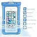Waterproof Case, RISEPRO Floatable Underwater Pouch Dry Bag 2 Pack Red & Blue with Armband & Audio Jack for iPhone 6, 6 Plus, 6s, 6s Plus, 5, 5s, Screen Touchable IPX8 100FT FB1710-BUR