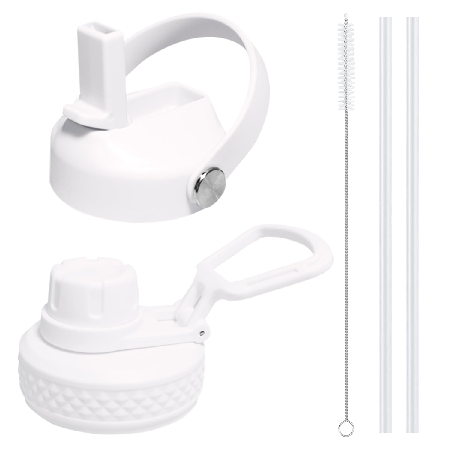 Photo 1 of SENDESTAR Straw Lid for Hydroflask Wide Mouth Water Bottle with 12,16,18,20,24,32,40,64 oz, Auto Flip Straw Top Cap fit Most Wide Mouth Bottles, Sports Cap Water Bottle Accessories Top Replacement