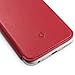 Twelve South SurfacePad for iPhone 6 Plus/6s Plus, red | Ultra-slim luxury leather cover + display stand