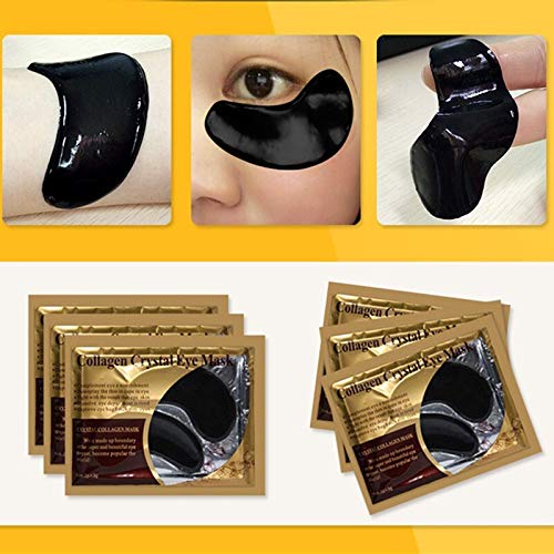 Beautify Black Crystal Collagen Eye Mask 10pairs Moisturizing Whitening Crystal Black Mask