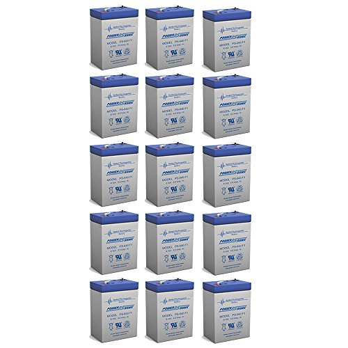 Power Sonic 6V 4.5AH SLA Battery Replacement for Diamex DM64-15 Pack