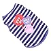 Mosunx(TM) Fashion Pet Puppy Summer Shirt Small Dog Cat Pet Clothes Stripe Vest T Shirt (L) by Mosunx