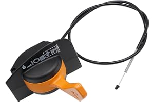 Brlyeeanze GY21984 Throttle Choke Cable for John Deere D125 D160 D170 LA155 X165 LA165 LA175,Sub for JD GY21984 GY21308 OR GY21624 Throttle Control Lever with Push Pull Cable