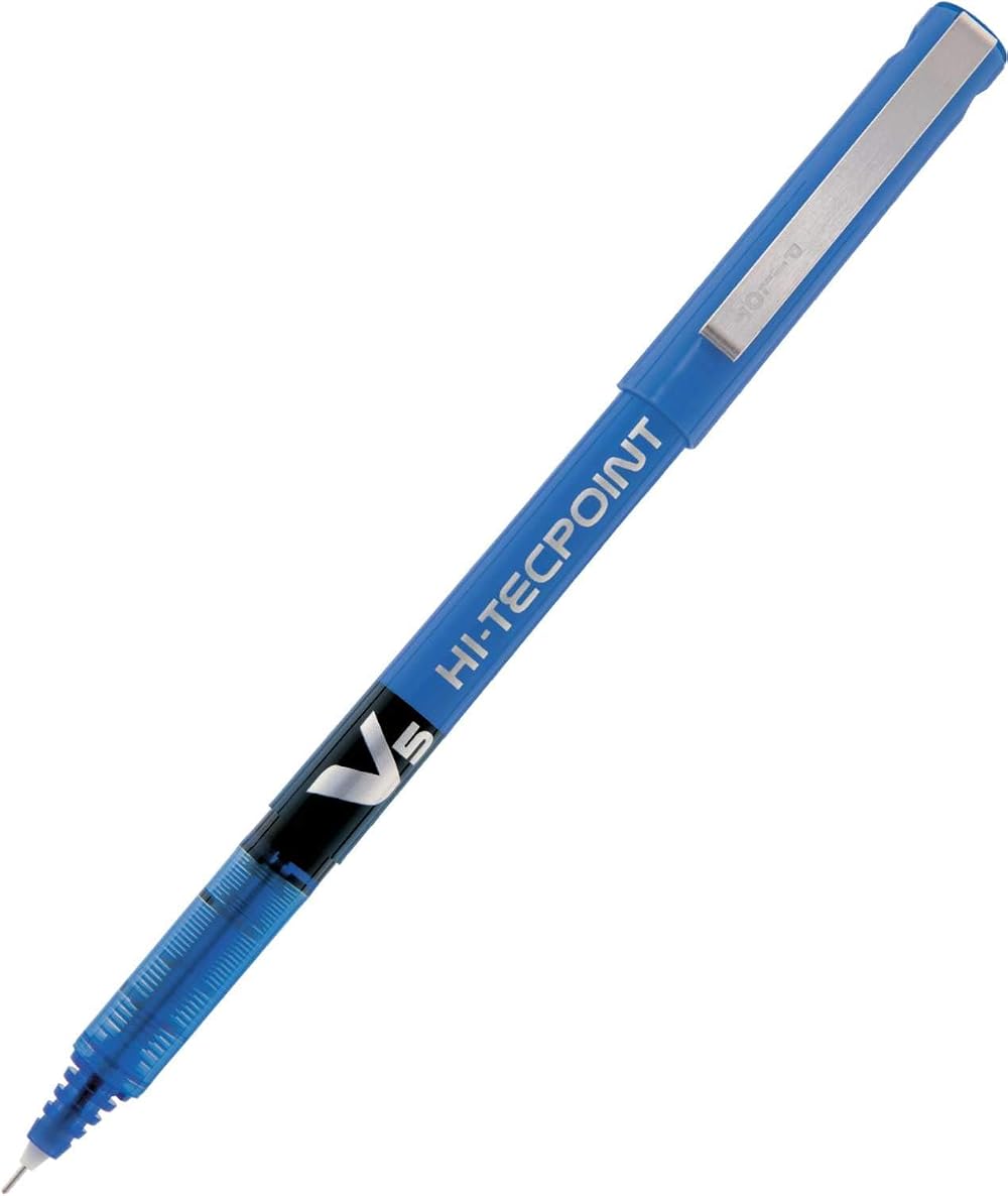 Pilot V5 Liquid Ink Rollerball 0.5 mm Blue Box of 12