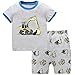 Hugbug Boys Excavator Pajamas Set 2-7T