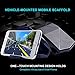 TOPEREK Car Mount Holder Anti-slip Car Stand Cradle Dashboard Windshield Universal Phone Bracket Clip Dock with Suction Pad for Apple iPhone 7 6s Plus Samsung Galaxy Android Phones Black Blue