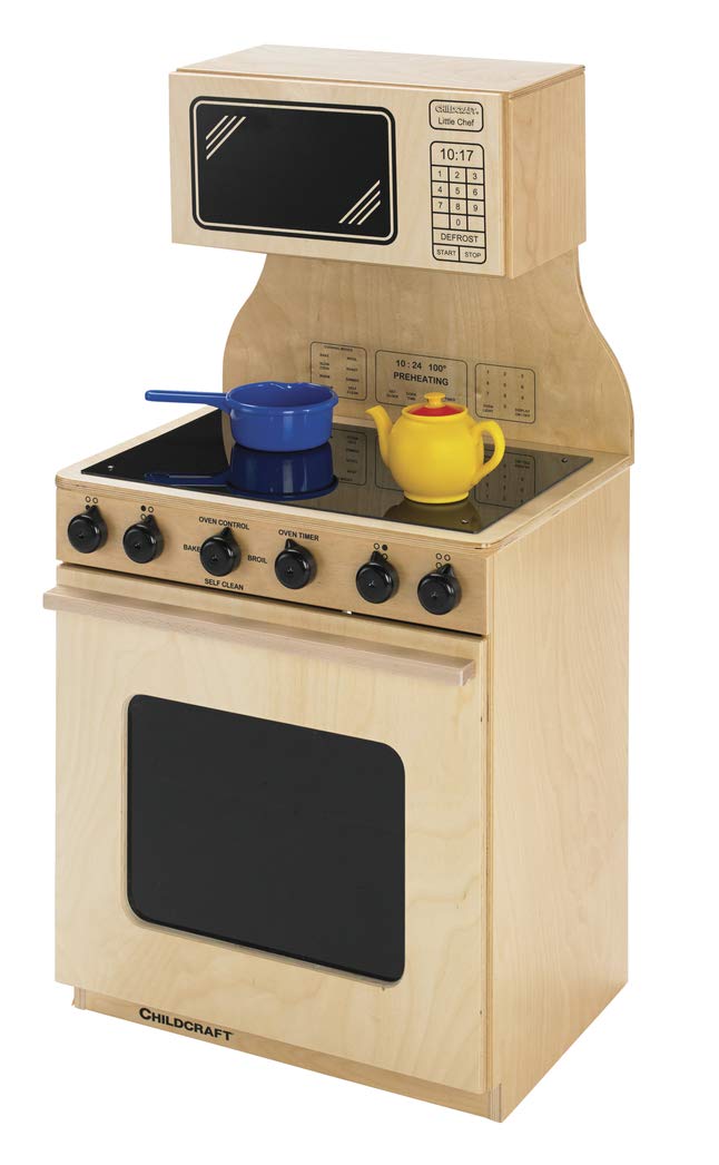 Amazon Com Childcraft 1491224 Modern Kitchen Stove And Microwave