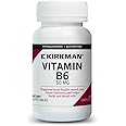 Kirkman Vitamin B-6 50 mg - Hypoallergenic - 100 Vegetarian Capsules - Gluten/Casein Free