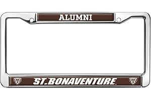 GRAPHICS & MORE St. Bonaventure Alumni Logo Full Size Standard License Plate Metal Frame