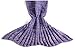 Kyson Knitted Mermaid Tail Blanket,All Seasons Sleeping Bag Soft Air Conditioning Quilt Sofa Living Room Blanket s for Kids,Best Holiday Gift (Purple)