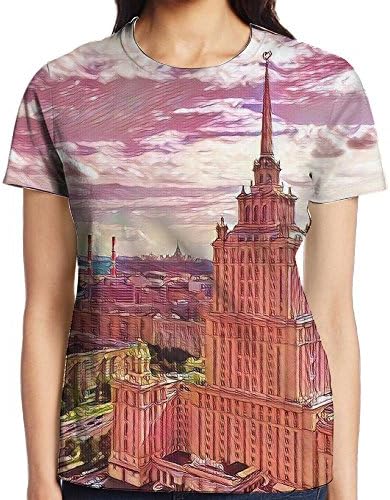 MNNS Wild Beast Woman Girl Graphic Fashion City Central Short Tshirts S