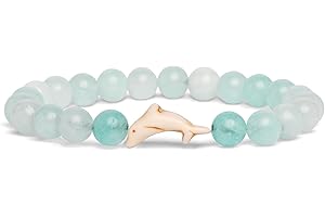 Fahlo Dolphin Tracking Bracelet, Elastic, supports FIU Marine Conservation, one size fits most for Men and Women (Seafoam)