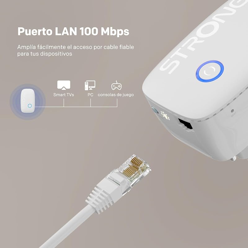 Repetidor WiFi AC1200, Amplificador WiFi Doble Banda — foto 7 de 8