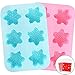 Holicolor Silicone Soap Mold - 2 Snowflake Cake Soap Handmade Christmas Biscuit, Chocolate, Ice Cube Mold for DIY Homemade Craft Cake