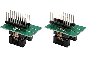 Durability SSOP20 / TSSOP20 to DIP20 Chip Programmer Socket, 20Pin Conversion Adapter with 0.65mm Pitches and 4.4mm Width Soc