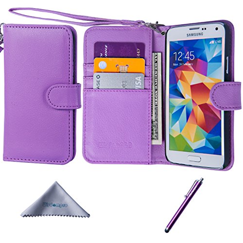 S5 case, wisdompro premium pu leather 2-in-1 protective…