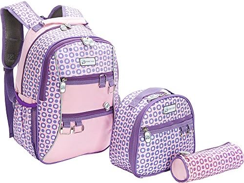 Sydney Paige Buy One/Give One Kids Backpack + Lunch Bag + Pencil Case Set
