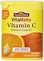 Nature Made VitaMelts Vitamin C Smooth Dissolve Tablets, 60 mg, 50 Count