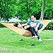Double Camping Hammock Canvas Portable Hammock Random Color for Camping Travel Beach Yardthumb 1