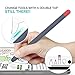 AHASTYLE Duotone Case for Apple Pencil 2nd Generation & Apple Pencil Pro (2024) Ultra Thin Protective Cover Silicone Skin Compatible with Magnetic Charging and Double Tap (Midnight Blue+Red)