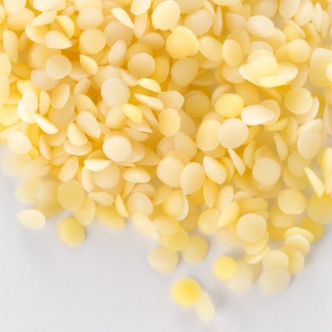Crafty Bubbles Beeswax Pellets: Golden Yellow 1 Ounce For Cosmetics,Homemade Lotions Or Lip Balms, 1 Pc