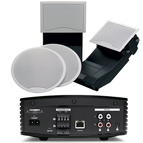 Bose SoundTouch SA-5 Bluetooth & WiFi Enabled Amplifier w/ Virtually Invisible 191 Speakers - (Pair) White