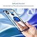 Mi Mix 2S Case, [with 360° Stand] Rotating Ring Crystal Clear [Electroplated Metal Technology] Silicone Soft TPU [Shockproof Protection] Ultra Thin Cover Kickstand for Xiaomi Mi Mix 2S (Blue, Mix 2S)