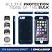 iPhone 6 BallisticSheild Armor Case & Belt Clip - Blue (Quick-release holster design) (by Encased)