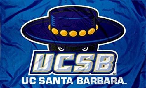 Cteasport 3x5 foot Vivid Color and UV Fade Resistant Flag 3x5 Ft Home Garden Flags Polyester(UniversityofCalifornia,SantaBarbara,UCSB)