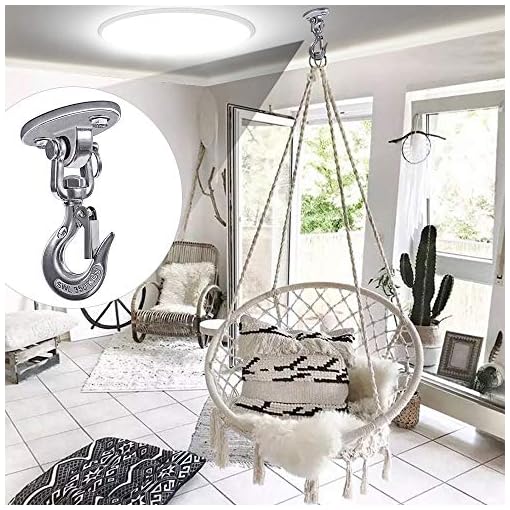 Besthouse Permanent Antirust Stainless Steel Heavy Duty Swing Hanger, 770 LB Capacity, 2 Screws for Wooden and 2… - Image 7
