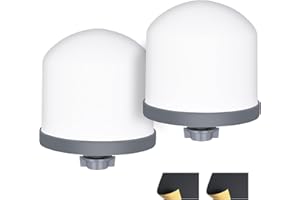 YKMGON 2Pack Replacement Ceramic Dome Water Filter 0.2 to 0.5 micron for Countertop Portable Water Purification System