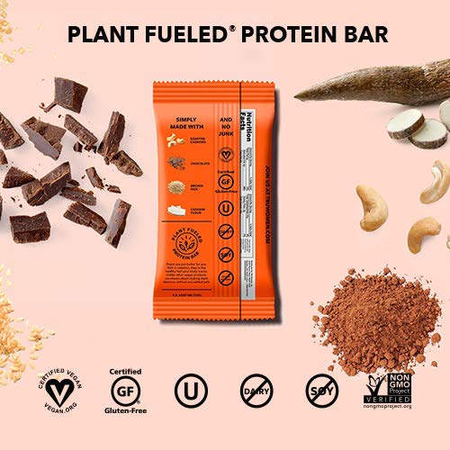 TRUWOMEN Plant Fueled Protein Bars, Oh Oh Cookie Dough, 6 Pack Non