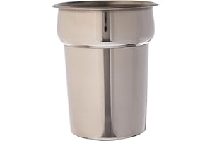 Winco Ins-2.5 Inset Pan, 2.5-Quart, Stainless Steel