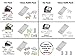 Cute Horse Paper Clips Bookmarks Desk Accessories, Office Supplies Gift for Women Coworkers Horse Lovers, 2 Tins Pack