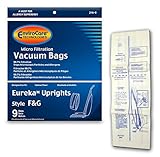 EnviroCare Replacement Micro Filtration Vacuum Bags for Eureka F&G Sanitaire, Kenmore 5062, White Westinghouse, Koblenz, Singer SUB-1, Commercial, Imperial, ESP, 52320A-12, 57695A-12, 200, 600, 1400