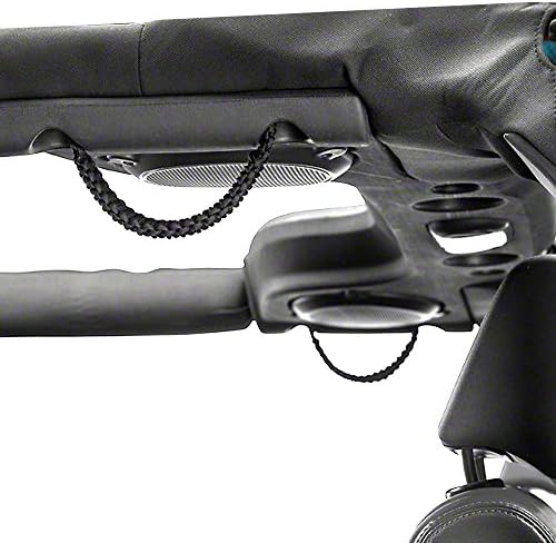 XPLORE Outdoors Jeep Wrangler | Rear Soundbar Paracord Grab Handles | 07-18 JK | 550 Pound Strength Durable Cushioned Grip Support Pair | 2 Pieces