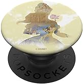 Disney Beauty and The Beast Belle Silhouette Fill PopSockets Adhesive PopGrip