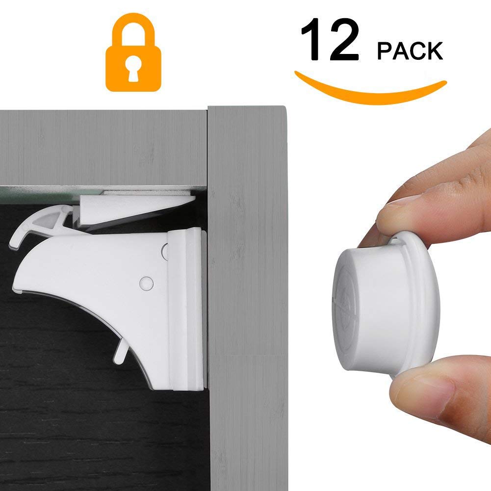 Linkax Kindersicherung Babysicherheit Magnetisches Schrankschloss