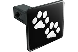 GRAPHICS & MORE Paw Prints Tow Trailer Hitch Cover Plug Insert 1 1/4 inch (1.25")