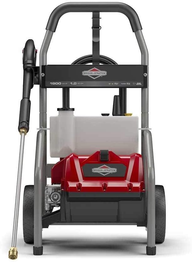 Briggs & Stratton 20680 Electric Pressure Washer, 1800 PSI, 1.2 GPM, Red/Gray/Titanium : Garden & Outdoor