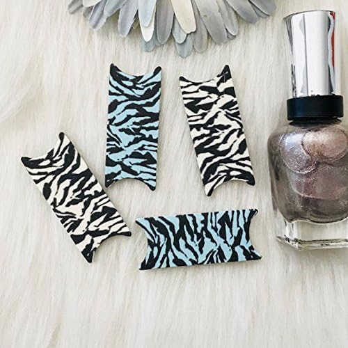 Zebra Grip File Set 3 File Wise Nail File Bride Wedding Shower Favors Beauty Manicure Pedicure Bridesmaid Gift Girl Bridal Party Nailfile DIY Nail Care Compact Mini Nailfile Travel Bachelorette Party