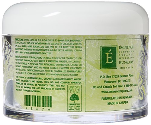 Eminence Pear and Green Apple Sugar Scrub, 8.4 Ounce