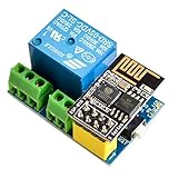 IZOKEE ESP8266 Relay with ESP8266 ESP-01S Serial WIFI Wireless Transceiver Module for Arduino Raspberry Pi