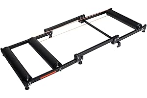 biosp Bike Rollers Foldable Bike Trainer Stand Adjustable Indoor Bicycle Cycling Roller with Resistance for MTB Road Bike Exercise