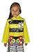 AccessoWear Girls Bumble Bee n' Flowers Raincoat- Size 5 Yellow/Black