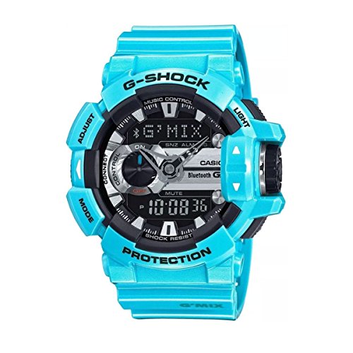 Casio G-Shock Black Dial Resin Quartz Men's Watch GBA400-2C