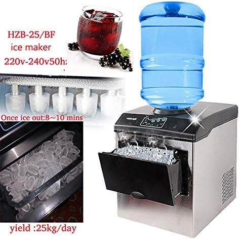 gogobest Size Bullet Ice Maker Electric Commercial or Homeuse Countertop Automatic Ice Making Machine, Ice Cube Making Machine 220v