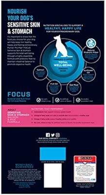 purina pro plan focus adult sensitive skin & stomach salmon & rice formula dry dog food